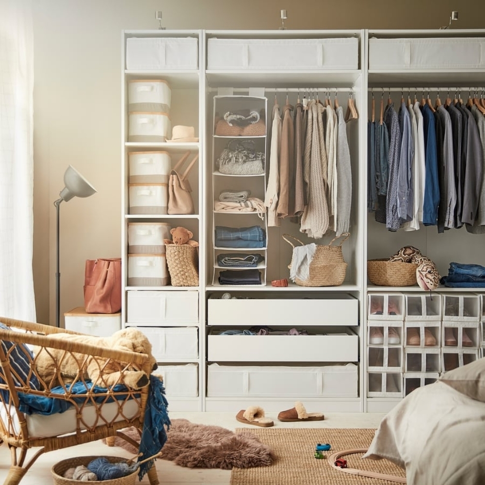 IKEA Hanging Closet Organizer in Off White - Picture 2 of 8